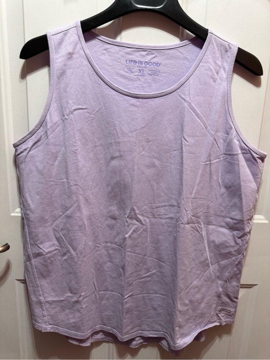 Life Is Good Tops - Life Is Good Lavender Scoop Neck Tank Top XL